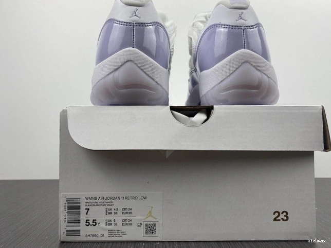 Rep MAX 11 Low Jordan Air Pure Violet WMNS AH7860-101 0715